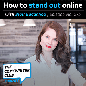 Copywriter Blair Badenhop