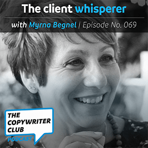 Copywriter Myrna Begnel