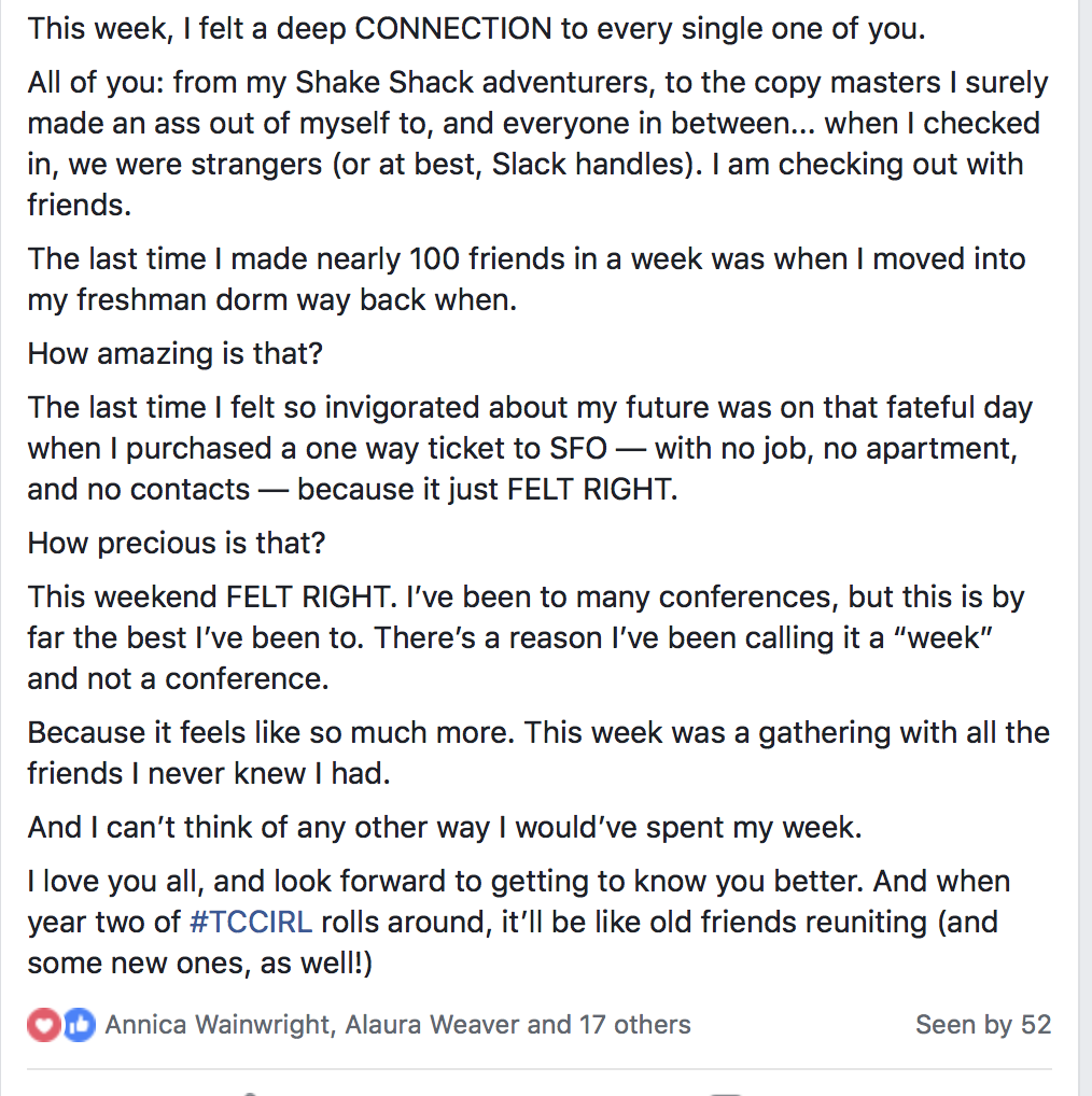 Best Copywriter Event