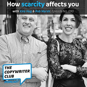 Copywriters Rob Marsh and Kira Hug